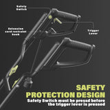 SOYUS 14 Inch Electric Tiller Cultivator 12 Amp Corded Tiller for Gardening, Garden Tiller with Folding Handle