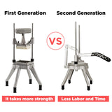 Commercial Vegetable Fruit Chopper, Professional Potato Slicer, Manual Veggie Chopper Cutter Machine, French Fry Cutter Griplus