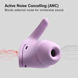 True Wireless Noise Cancelling Earbuds - Apple H1 Headphone Chip, Compatible with Apple & Android, Stone Purple Beats