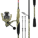 KastKing Spartacus Defender Twin-tip Fishing Rod & Reel Combo, 7ft, MH, 3000 Reel