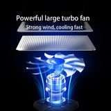 UMKLSW Gaming Laptop Cooler Silent Fan Metal Cooling Pads Port Portable Adjustable Notebook Stand for 12-16 Inch
