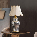 HYffUUOP Touch Lamp Classic Desk Lamp Ceramic Table Lamp for Living Room