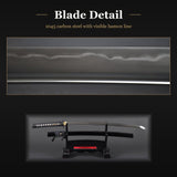 Damascus Vine Katana, 1045 Carbon Steel Hand Forged Full Tang Sword