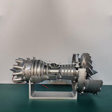 MechPuConToy Trent 900 Turbofan Engine Model That Works, 150+PCS DIY Assembly Simulation Aircraft Engine Electric Model Kit, Physics Experiment Set for Adults