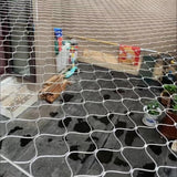 Stainless Steel Woven Mesh Rolls, Wire Rope Mesh Garden Fences, Stair Safety Nets, Decorative Fishing Nets, Wall Decoration Nets, High-Altitude Fall Protection Nets, Balcony Safety Nets(4x7m)
