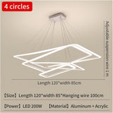 Rectangle Chandeliers Lights Compatible with Living Room Dining Room Pendant Lights Office Desks Lamps