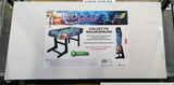 Sport1 Space Saving Folding Table Football Table with Legs, Indoor MDF 121 x 61 x 85 cm, House Card with 8 Through Rods, Scoreboards and Balls Included, Indoor Use