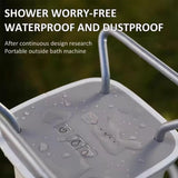 JYXYXSCP Outdoor Battery Powered Portable Rechargeable Auto Camping Shower Water Pump Shower,Portable 3-Speed Adjustable Shower,for RV Car Camping