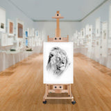 Oil Painting,Sketch Advertisement,Easy to Carry,Vertical and Horizontal Folding Sketch Easel,Adjustable Height,Dual Purpose Folding Sketch Easel,Wooden Tripod Display Easel Stand