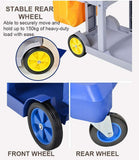 Trolley Home Janitorial Cleaning Cart Trolley on Wheels, Office Industrial Housekeeping Hotel