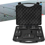 High Sensitive Electronic Fishing Bite Alarm Indicator LED Light Alert, 4 Fish Bite Alarm with 1 Receiver Indicator Sound Vbest life