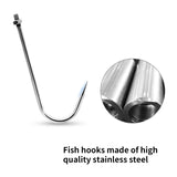 KOMCLUB Telescopic Fishing Gaff with Super Sharp Spear Hook Lightweight Hand Fish Gaff with Soft Rubber Nonslip Handle and Lanyard for Freshwater Offshore Fishing Boating and Outdoors (47.24")