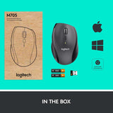 Logitech M705 Marathon Wireless Mouse, Gaming Mouse Wireless, 2.4 GHz USB-A Receiver