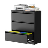3 Drawer Lateral File Cabinet with Lock, Metal File Cabinets for Home Office