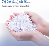 5-Sheet Cross Cut Paper Shredder 20l Heavy Duty Home Office Shredder for Credit Card Staple Clip with Transparent Window
