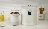 Food Cycler Eco 5 Award-Winning Kitchen Food Recycler | Indoor Composter Bin Alternative | Electric Countertop Food Disposer with Odorless 5L Indoor Food Waste Bin for Easy Waste Management | White