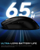 Wireless Gaming Mouse, 49g Ultra-Lightweight, PAW3395 26K DPI Sensor