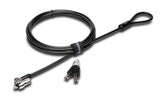 Kensington T-Bar Standard Keyed Lock Slot for Laptops, Durable 6’ Carbon Steel Cable Computer Lock, K65035AM