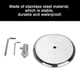 Hair Dryer Holder Countertop, Acrylic Hair Dryer Stand with Stainless Steel Base, Spiral Blow Dryer Holder Hair Tool Organizer for Bathroom, Vanity, Salon, Home