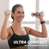 Hand Weight Set of 2 for Women 5lb Pair (3lb/4lb/5lb) Adjustable Dumbbells with Foam Handles Chrome Home Exercise Gym Workout (Standard-Finish 5lb×2) Northdeer