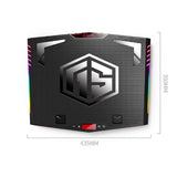 VZDUYHJ Notebook Computer Cooling Pad Silent Fan Water Power Supply, Horizontal Adjustable Mounting Bracket