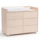 MAMAZING Keeva Pro 6-Drawer Baby Dresser with Changing Table, Easy Assembly