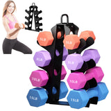 Weight Rack for Dumbbells, 4 Tiers A-Frame Dumbbell Rack Stand Only for Home Gyms Workout (Dumbbells not include)