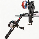 Fishing Line Spooler Winder Machine - 5:1 High Speed Gear Ratio Fast Winding, Two-Way Unwinding Function, Single-Point Quick Mount, Compatible with Spinning Casting Trolling Reels
