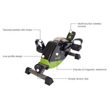 Stamina Wirk Under Desk Exercise Bike - Fitness Bike with Smart Workout App - Mini Elliptical Under Desk Bike for Home Workout