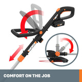 Worx GT Revolution 20V 12" String Trimmer Grass Trimmer/Edger/Mini-Mower, WG170.9
