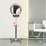 Professional Orbiting Infrared Hair Dryer 1000W - Freestanding Rotating Salon Dryer with Swivel Caster Rolling Base, 3 Functions + 6 Modes