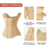Waist Cincher for Women Corset Shapewear Mesh Sports Tummy Control Body Workout Girdle Waist Trainer Shaper (Nude, X-Small)