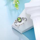 Oseew 2027 Custom Elongated Cushion Birthstone Ring for Men Women