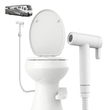 Terapaton RV Bidet Sprayer – All Metal, RV Handheld Bidet with Water Hose & RV Fitting, Wall-Mount Toilet Sprayer for Motorhomes, Fifth Wheels, Trailers & Campers Toilet (WallMount)