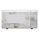 Total Chef 0.9 Cu Ft Microwave Oven – Compact Countertop Kitchen Appliance, Small Stainless Steel Microwave with Digital Touch, Pre-Set Functions, 10.6” Turntable, 900 Watt