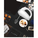 Egg Beater Pink 120W Electric Hand Mixer for Baking, 5 Speed Durable Handheld Mixer Easily Whipped Cream