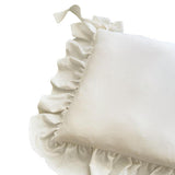 PYmijimy Chair Cushion Pad Seat Upholstery with Removable Cover and Ties Hold for A Decoration in European(Cream White)