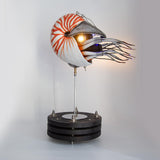 MechPuConToy 3D Metal Nautilus Bionic Mechanical Model Surrealistic Creative Collectible Kits, for Teens and Adults (Finished Version)