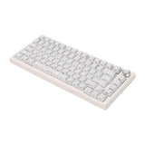 Jiawu Wireless Mechanical Keyboard with PBT Keycaps (White)