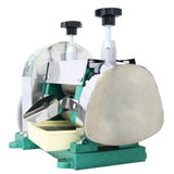 INTSUPERMAI Sugar Cane Press Juicer Machine Manual Sugarcane Juice Extractor with Stainless Steel Shell and 2 Knives