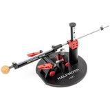 Professional Precision Adjust Knife Sharpener Set with 3 Grit Abrasive Stones (240/600/1000) - Ideal for Folding, Kitchen, Hunting & Pocket Knives