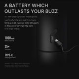 TIMEMORE Burr Coffee Grinder, Portable Electric Grinder with Metal Body, 30 Precise Settings for Espresso to French Press, Low Noise Design, Auto Stop & Clog Protection for Home & Outdoor Use (Black)