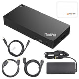 Universal Hybrid USB-C with USB-A Docking Station for Lenovo Laptop, 3 External Displays