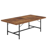 Tribesigns 6FT Conference Table, Rustic Rectangle 70.8" W x 35.4" D Meeting Table