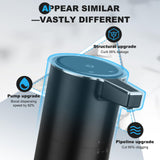 Automatic Soap Dispenser Liquid Touchless: 13.52oz/400ml Wall USB Rechargeable - 4-Level Adjustable, Black