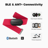 COOSPO Bluetooth Heart Rate Monitor Chest Strap H808S, ANT+ BLE HR Monitor Chest, HRM IP67 Waterproof, Use for Running Cycling Gym and Other Sports