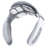 HCUCTOS Cordless Intelligent Massager for Neck Relax, 4 Pads, Modes 15 Levels Portable Deep Tissue Trigger Point