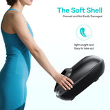 Heated Foot Massager for Neuropathy and Plantar Fasciitis, Foot Massager with Heat, Shiatsu Deep Kneading, Vibration, Rolling Compression, 3-Level Adjustable for Pain Relief, Portable for Home Use