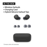 Truly Wireless in-Ear Bluetooth Earbud Headphones with up to 22-Hour Battery, Multipoint-Connection, Mic and IPX4 Water Resistance, Yellow- New Sony