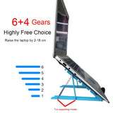 Computer Radiator Portable Folding Cooling Mesh Bracket Desktop Office